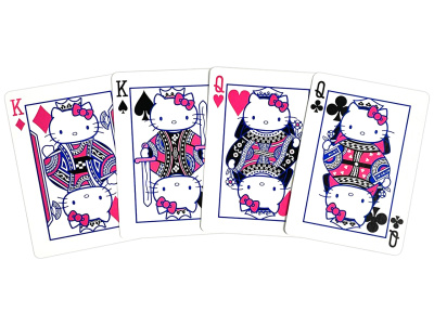 картинка Карты "Bicycle Hello Kitty Black & Pink" от магазина Gamesdealer.ru