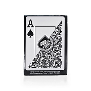 Карты "1546 Elite Plastic Poker Size Jumbo Index black Single deck"