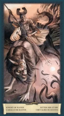 картинка Карты Таро "Alligo/Minetti/Penco Dark Grimoire Tarot" Lo Scarabeo / Таро Черный Гримуар, Некронмикон от магазина Gamesdealer.ru