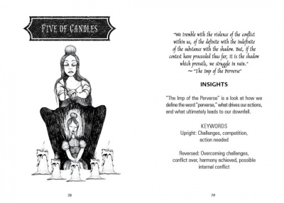 картинка Карты Таро "The Poe Tarot Cards" Red Feather / Таро Эдгара Аллана По от магазина Gamesdealer.ru