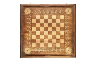 картинка Шахматы + нарды резные "Бесконечность" 50, Mkhitaryan от магазина Gamesdealer.ru