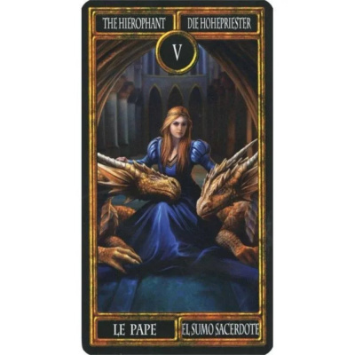 картинка Карты Таро "Fournier Anne Stokes Dragons Tarot" Fournier / Таро Анны Стокс Дракон от магазина Gamesdealer.ru
