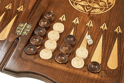 картинка Нарды резные "Арарат и Хорвирап 2" с ручкой 60, Haleyan от магазина Gamesdealer.ru