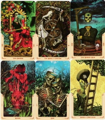 картинка Карты Таро "Santa Muerte Tarot" Lo Scarabeo / Таро Святой Смерти от магазина Gamesdealer.ru