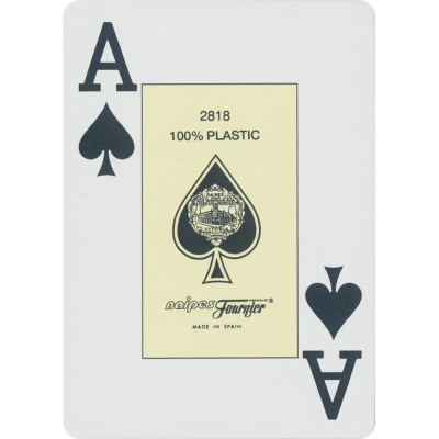 картинка Карты "Fournier 2818 red" 100% пластик от магазина Gamesdealer.ru