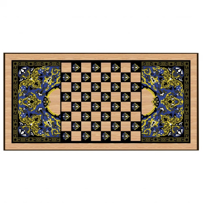 картинка Шахматы + нарды + шашки "Сирия Тадж Махал" большие от магазина Gamesdealer.ru