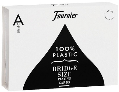 Карты "Fournier Flor de Lis (2 Jumbo Index) - Bridge Twin plastik case"