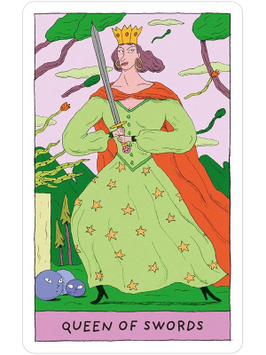 картинка Карты Таро "Whimsical Witch Tarot in a Tin" US Games / Причудливое колдовское Таро в жестяной банке от магазина Gamesdealer.ru