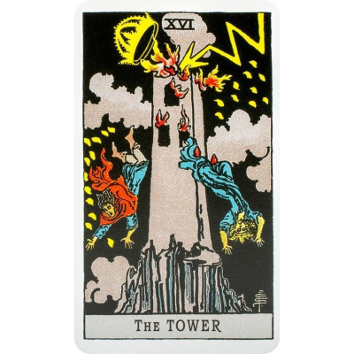 картинка Карты Таро "A.E.Waite Tarot Blue Edition-Pocket" AGM Urania / Таро А.Э. Уэйта карманный размер от магазина Gamesdealer.ru