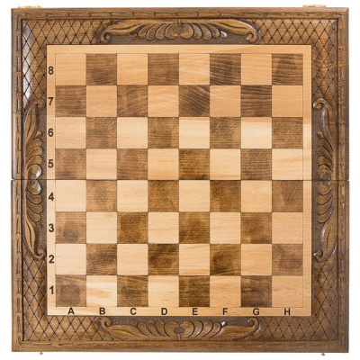 картинка Шахматы + нарды резные 50, am453, Mirzoyan магазин Gamesdealer.ru являющийся официальным дистрибьютором в России  картинка Шахматы + нарды резные 50, am453, Mirzoyan от магазина Gamesdealer.ru