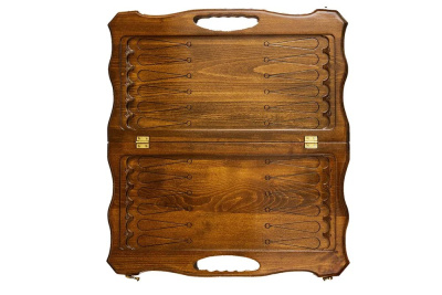 картинка Нарды резные "Корабль-3" с ручкой 50, Haleyan от магазина Gamesdealer.ru