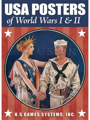 картинка Карты "USA Posters of World Wars I and II Poker Deck" от магазина Gamesdealer.ru
