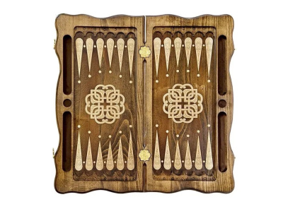 картинка Нарды резные "Тёмный Узор 4" 60, Mirzoyan от магазина Gamesdealer.ru