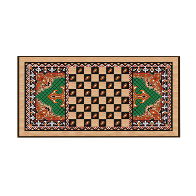 картинка Шахматы + нарды + шашки "Сирия Зеленые" малые от магазина Gamesdealer.ru