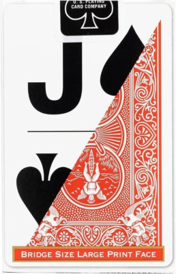 картинка Карты "Bicycle Large Print red" от магазина Gamesdealer.ru