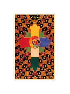 картинка Карты Таро "Aleister Crowely Deluxe Tarot: Gilded Deck & Book" US Games / Алистер Кроули Делюкс Таро от магазина Gamesdealer.ru