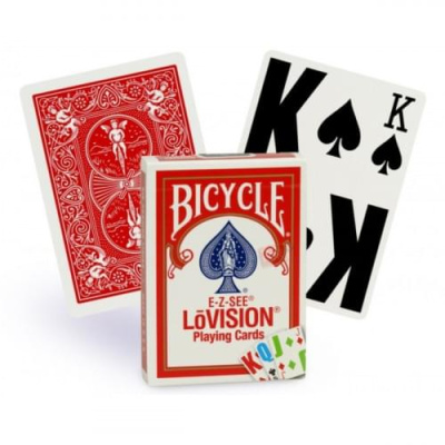 картинка Карты "Bicycle Lovision red/blue" от магазина Gamesdealer.ru