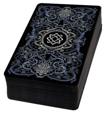 картинка Карты Таро The Slavic Legends Tarot 12cm black, Taroteca / Славянские Легенды 12 см черный срез от магазина Gamesdealer.ru