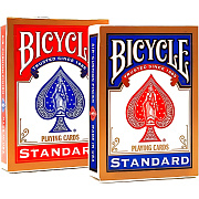 Карты игральные Bicycle Standard комплект из двух колод, красные и синие