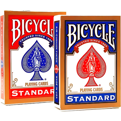 Карты игральные Bicycle Standard комплект из двух колод, красные и синие Карты игральные Bicycle Standard комплект из двух колод, красные и синие