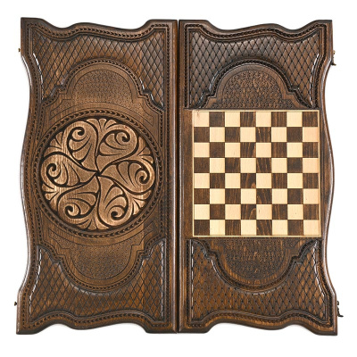 картинка Нарды резные "Армянский узор 5" 60, Ustyan от магазина Gamesdealer.ru