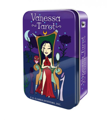 картинка Карты Таро "Vanessa Tarot In a Tin" US Games / Колода Ванессы в жестяной банке от магазина Gamesdealer.ru