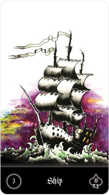 картинка Карты Таро "Malefique Lenormand" US Games / Малефик Ленорман от магазина Gamesdealer.ru