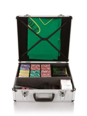 Набор для покера и блэк-джека на 600 фишек без номинала