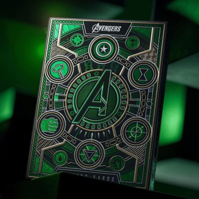 картинка Карты "Theory11 Avengers Infinity Saga Green Edition" от магазина Gamesdealer.ru