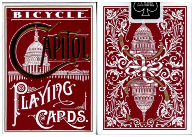 картинка Карты "Bicycle Capitol red" от магазина Gamesdealer.ru