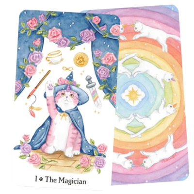 картинка Карты Таро "Caticorn Tarot Cards" US Games / Карты Таро Катикорна от магазина Gamesdealer.ru