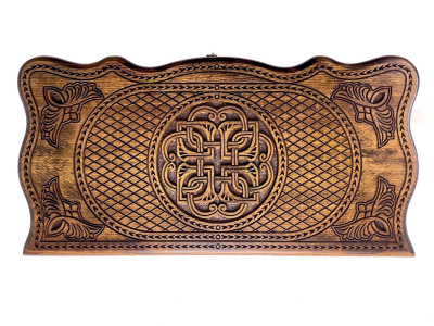 картинка Нарды резные "Тёмный Узор 4" 50, Mirzoyan от магазина Gamesdealer.ru