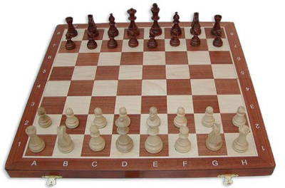 Шахматы "Торнамент-6" 52 см маркетри, Madon (деревянные, Польша)