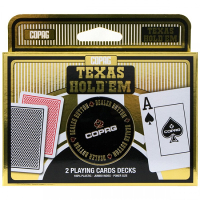 Карты "Copag Texas Holdem Double Metal"