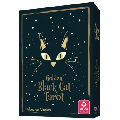 картинка Карты Таро "Golden Black Cat Tarot" AGM Urania / Золотое Таро Черной Кошки от магазина Gamesdealer.ru