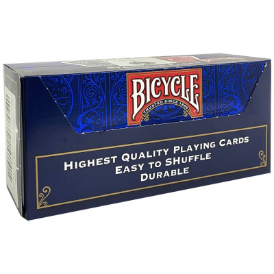картинка Игральные карты Bicycle Standard 54, блок 12 шт. синие и красные от магазина Gamesdealer.ru
