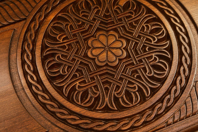 картинка Нарды резные "Армянский фрактал 2" 60, Ustyan от магазина Gamesdealer.ru