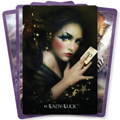 картинка Карты Таро "Divine Circus Oracle cards (2 edition)" Blue Angel / Карты оракула Божественного цирка ( от магазина Gamesdealer.ru