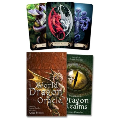 Карты Таро "World Dragon Oracle Cards" Llewellyn / Карты Мирового Драконьего Оракула