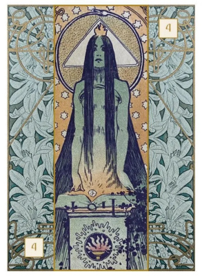 картинка Карты Таро "Alfons Maria Mucha Oracle" Lo Scarabeo / Альфонс Мария Муха Карты Оракула от магазина Gamesdealer.ru