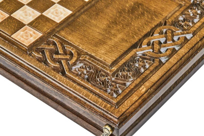 картинка Нарды резные "Армянский узор 7" 60, Haleyan от магазина Gamesdealer.ru