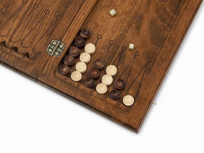 картинка Шахматы + Нарды резные 50, Haleyan от магазина Gamesdealer.ru