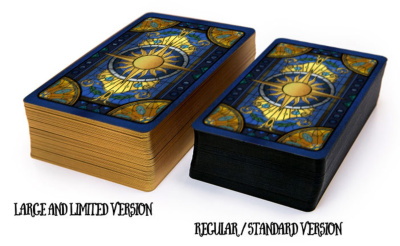 картинка Карты Таро The World of Visions Tarot 12cm, Taroteca / Мир Видений 12 см золотой срез от магазина Gamesdealer.ru
