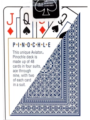 картинка Карты "Aviator pinochle blue" от магазина Gamesdealer.ru