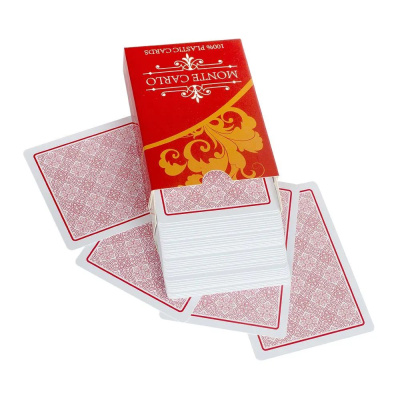 картинка Карты для покера "Monte Carlo" 100% пластик от магазина Gamesdealer.ru