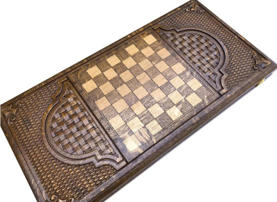 картинка Нарды резные "Рыбак", Mkhitaryan от магазина Gamesdealer.ru