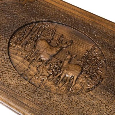 картинка Нарды резные "Олень-2", Ustyan от магазина Gamesdealer.ru