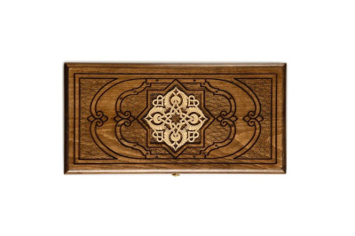 картинка Нарды резные "Золотой узор 3" 40, Mirzoyan магазин Gamesdealer.ru являющийся официальным дистрибьютором в России  картинка Нарды резные "Золотой узор 3" 40, Mirzoyan от магазина Gamesdealer.ru