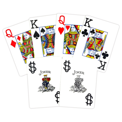 картинка Карты "Bicycle Rider Back International Jumbo Index Red" от магазина Gamesdealer.ru