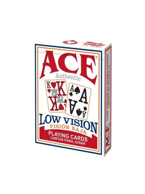 картинка Карты "Low Vision New Sight Poker Deck Red" от магазина Gamesdealer.ru